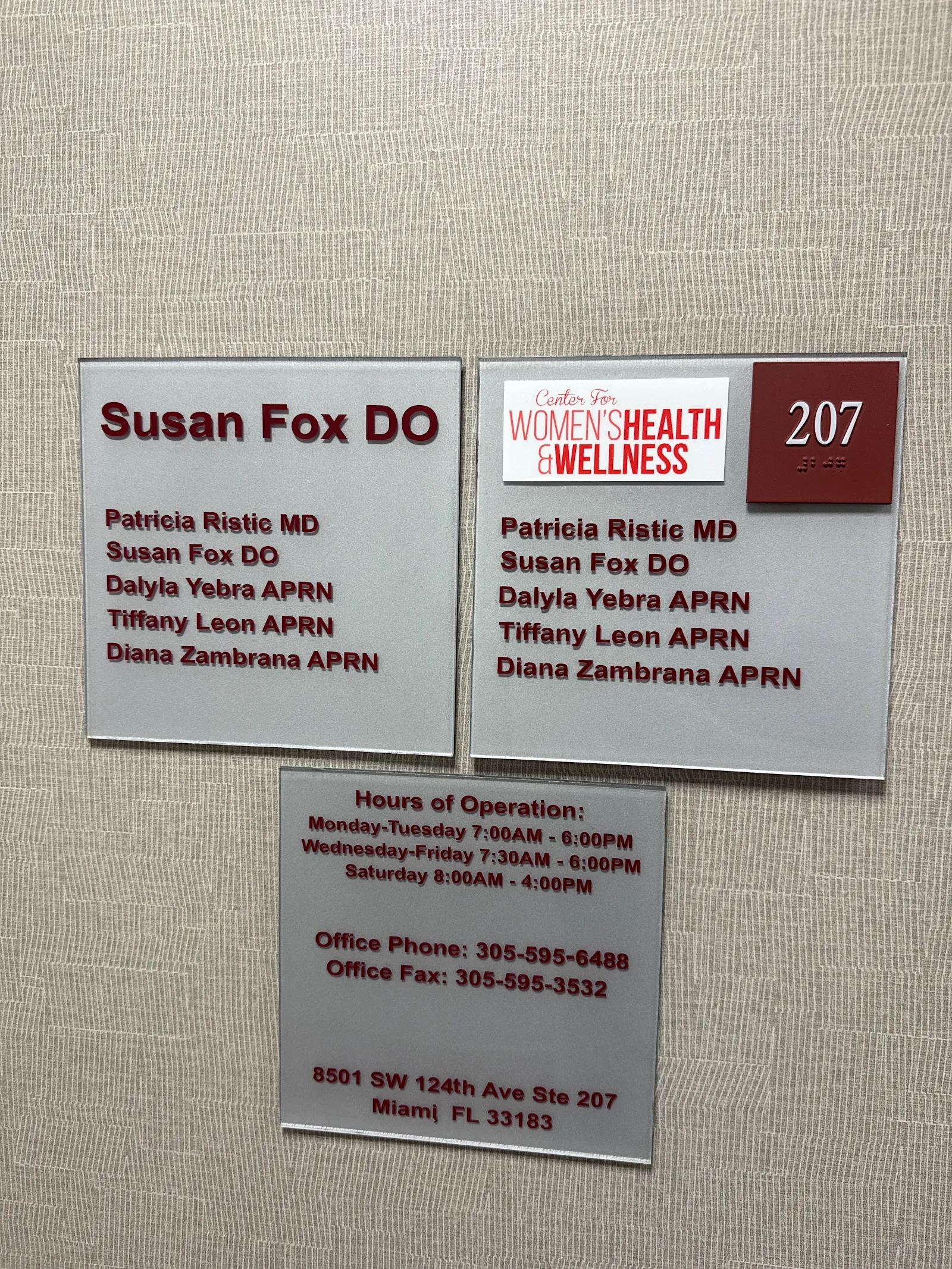 CENTER FOR WOMEN'S HEALTH AND WELLNESS